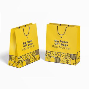 Shopping bag mockup